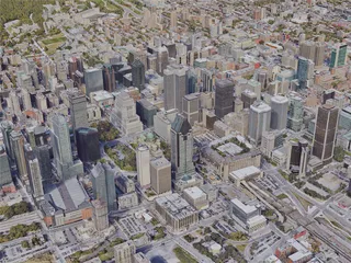 Montreal City, QC, Canada (2019) 3D Model preview