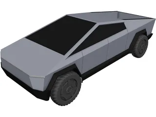 Tesla Cybertruck 3D Model preview