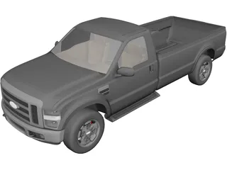 Ford F-150 Pickup 3D Model preview