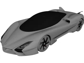 SSC Tuatara (2019) 3D Model preview