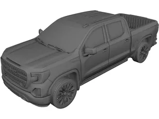 GMC Sierra 1500 (2019) 3D Model preview