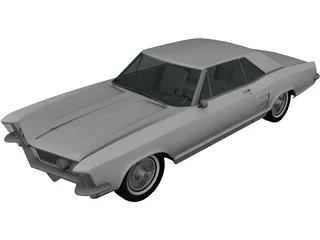 Buick Riviera (1963) 3D Model preview
