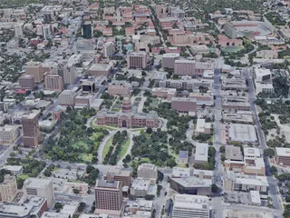 Austin City, TX, USA (2019) 3D Model preview