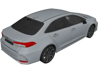 Toyota Corolla (2019) 3D Model preview