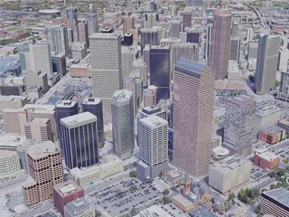 Denver City, CO, USA (2019) 3D Model preview