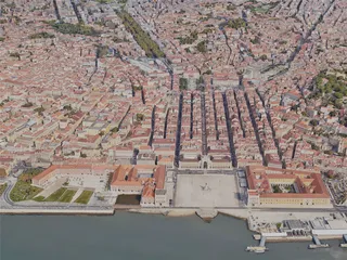 Lisbon City, Portugal (2019) 3D Model preview