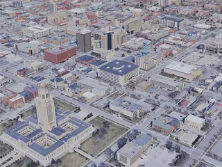 Lincoln City, NE, USA (2019) 3D Model preview