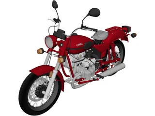 Ural Solo sT (2013) 3D Model preview