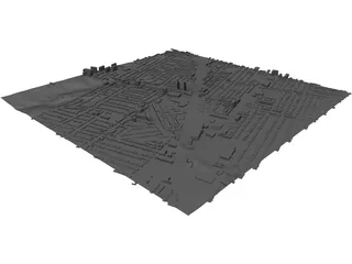Toronto City Block 3D Model preview