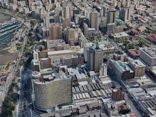Durban City, South Africa (2019) 3D Model preview