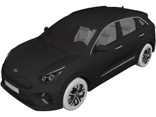 Kia Niro EV (2018) 3D Model preview
