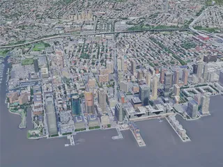 Jersey City, NJ, USA (2019) 3D Model preview