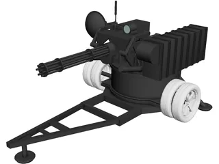M61 Vulcan 3D Model preview
