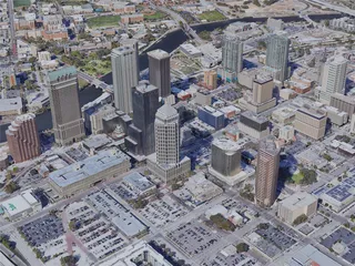 Tampa City, FL, USA (2019) 3D Model preview