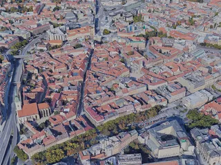 Bratislava City, Slovakia (2019) 3D Model preview