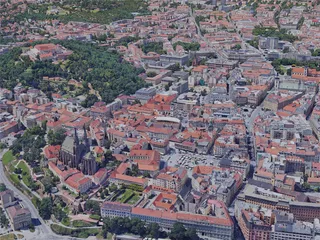 Brno City, Czechia (2019) 3D Model preview