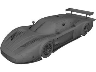Maserati MC12 (2005) 3D Model preview