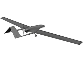Bayraktar TB2 Tactical UAS 3D Model preview