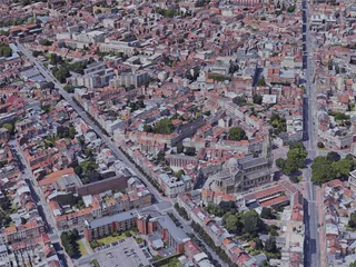 Lille City, France (2019) 3D Model preview