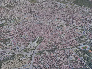 Sofia City, Bulgaria (2019) 3D Model preview