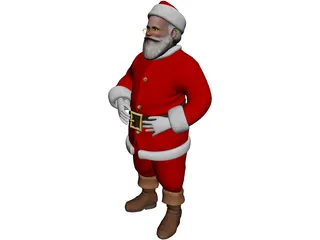 Santa Claus 3D Model preview