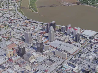 Louisville City, KY, USA (2019) 3D Model preview