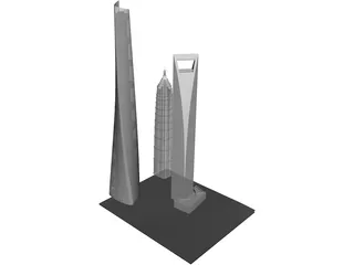 Shanghai Tower 3D Model preview