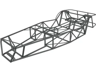 Lotus 7 Chassis 3D Model preview