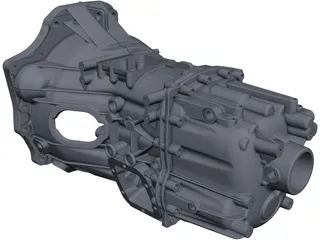ZF Truck Transmission 3D Model preview