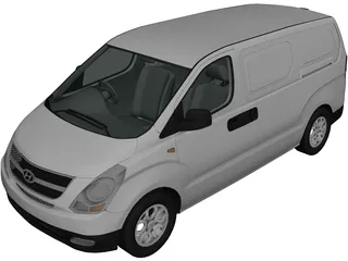Hyundai H1 iLoad (2010) 3D Model preview