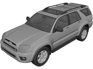 Toyota 4Runner (2009) 3D Model preview