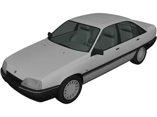Opel Omega (1987) 3D Model preview