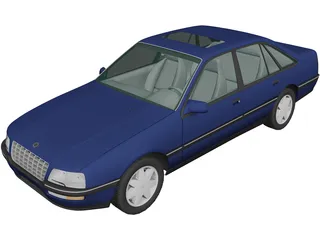Opel Senator (1987) 3D Model preview