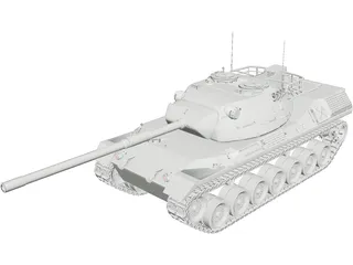Leopard 1 3D Model preview