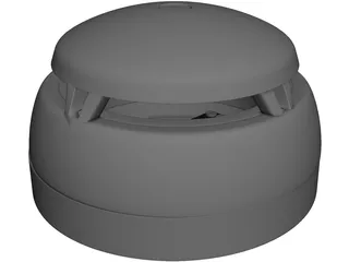 Smoke Detector 3D Model preview