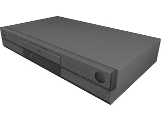 Panasonic DVD Player 3D Model preview