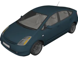 Toyota Prius 3D Model preview