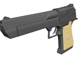 Desert Eagle 3D Model preview