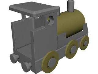 Locomotive 3D Model preview