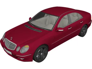 Mercedes-Benz E-class 3D Model preview