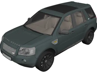 Land Rover Freelander 3D Model preview