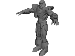 Terrax 3D Model preview