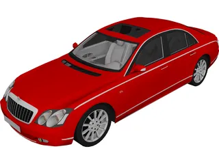 Maybach 57 3D Model preview