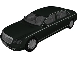 Maybach 62 3D Model preview