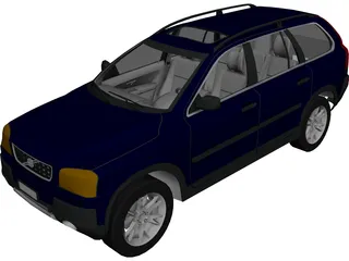 Volvo XC90 3D Model preview
