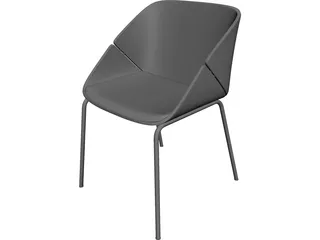 Knot Chair 3D Model preview