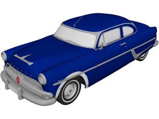Hudson Hornet (1950) 3D Model preview