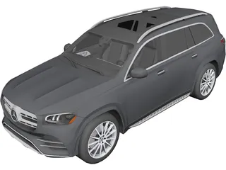 Mercedes-Benz GLS580 (2020) 3D Model preview