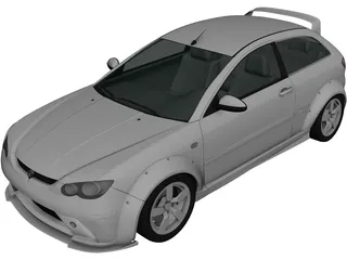Proton Satria Nea 1.6 3D Model preview