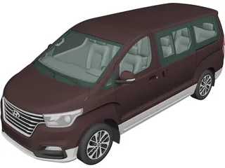 Hyundai Grand Starex (2018) 3D Model preview